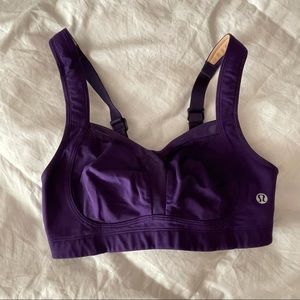 Purple Lululemon sport bra!